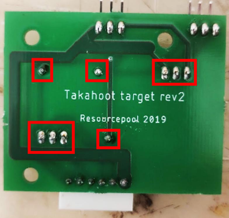 Straight Pins soldered